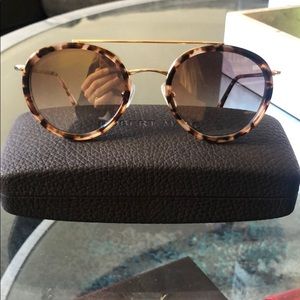 Robert Marc Rose Gold Mirrored Aviator Sunglasses